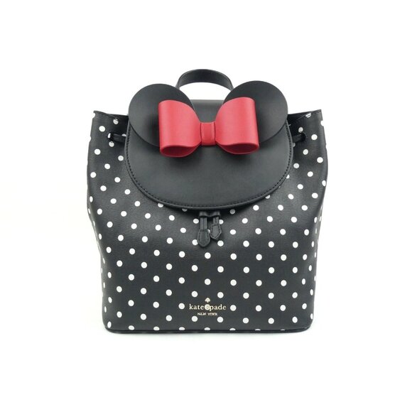 Kate Spade Disney X Minnie Black‎ Multi Backpack NWT main image 4
